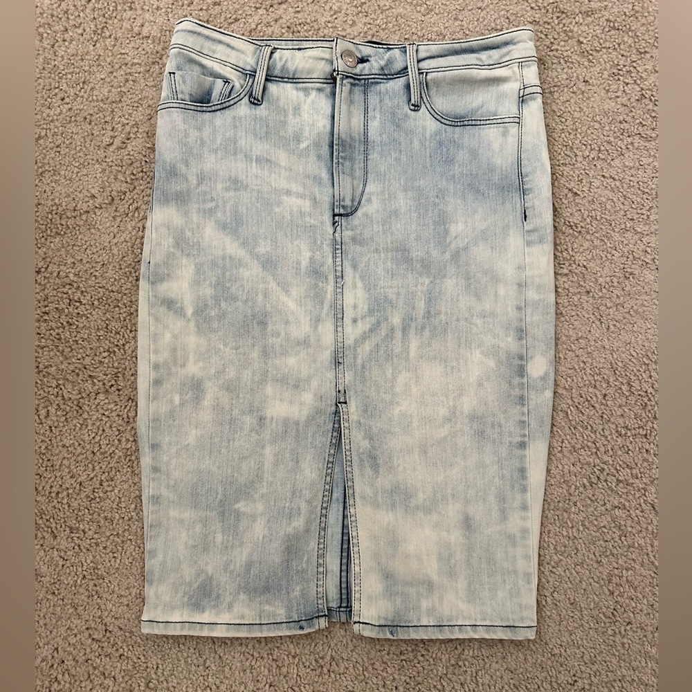 BLACK ORCHID JEAN SKIRT